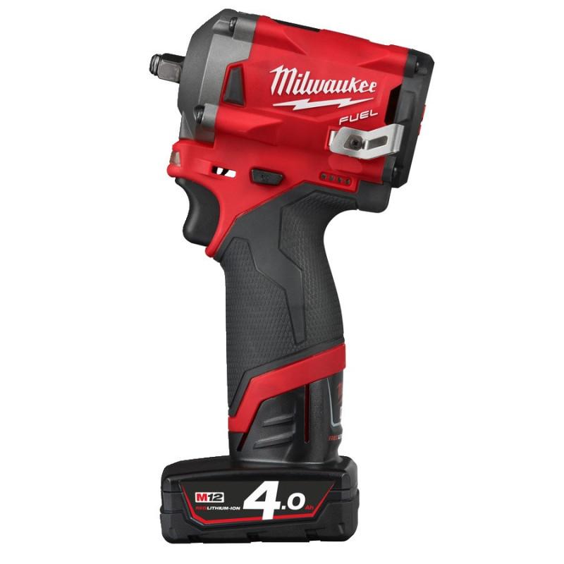 M12 FIW38-422X - Boulonneuse à chocs compacte Carré 3/8' FUEL,12V, 4,0 Ah & 2,0Ah, 4 modes, 339 Nm M12 FIW38-422X - Boulonneuse à chocs compacte Carré 3/8' FUEL,12V, 4,0 Ah & 2,0Ah, 4 modes, 339 Nm