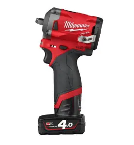 M12 FIW38-422X - Boulonneuse à chocs compacte Carré 3/8' FUEL,12V, 4,0Ah & 2,0Ah, 4 modes, 339 Nm