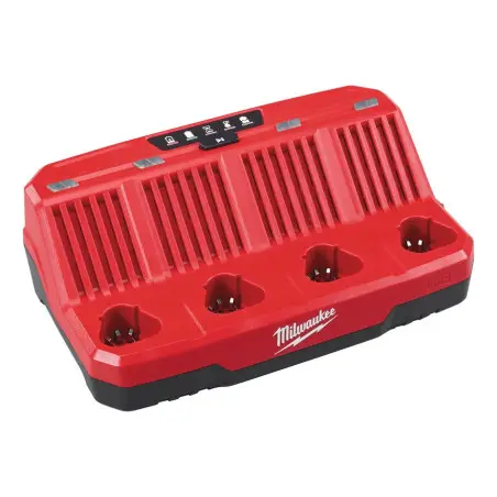 M12 C4 - Chargeur M12, charge jusqu'à 4 batteries 12V successivement