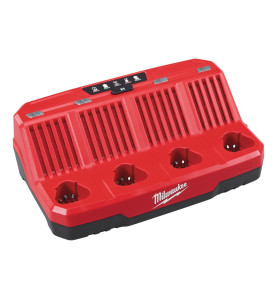 M12 C4 - Chargeur M12, charge jusqu'à 4 batteries 12V successivement