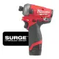 M12 FQID-202X - Visseuse à chocs compacte Silencieuse SURGE Hex 1/4" FUEL, 12V, 2,0Ah, 50Nm, 76dbA M12 FQID-202X - Visseuse à chocs compacte Silencieuse SURGE Hex 1/4" FUEL, 12V, 2,0Ah, 50Nm, 76dbA