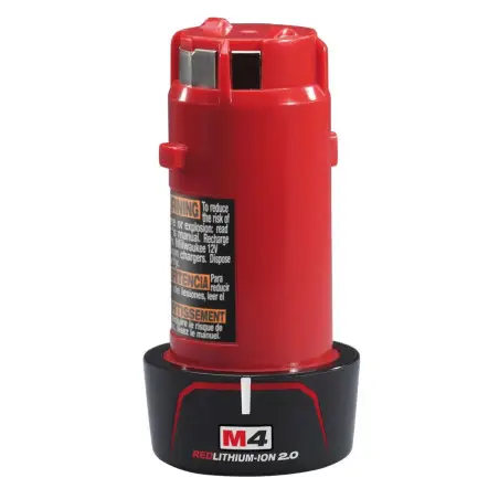 M4 B2 - 4V 2,0Ah Red Lithium - Système M4