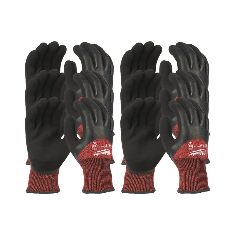 GANTS HIVER ANTI-COUPURE 3/C M/8 - 12 PC GANTS HIVER ANTI-COUPURE 3/C M/8 - 12 PC