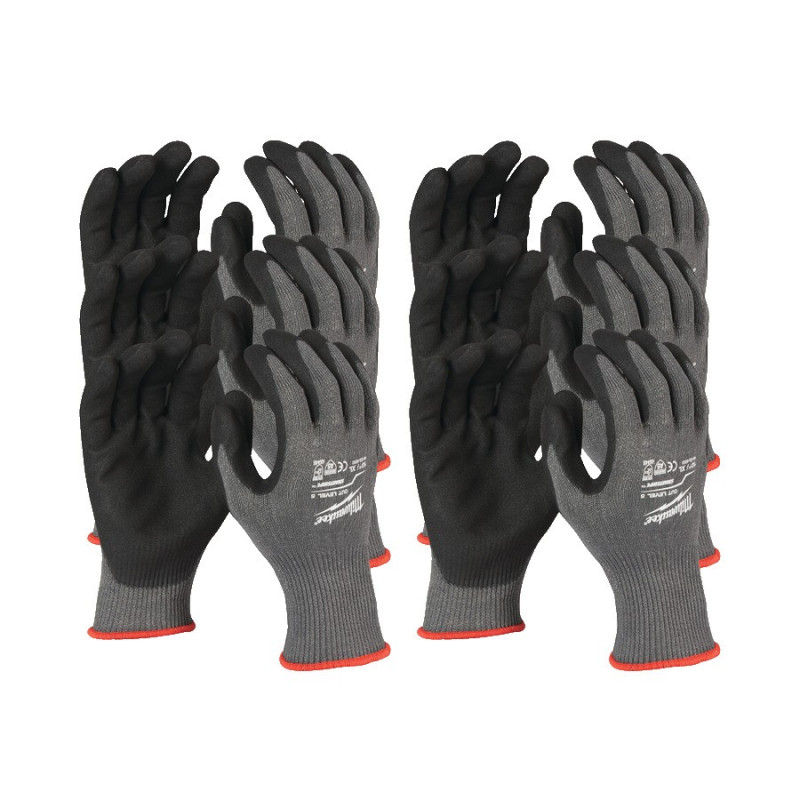 GANTS ANTI-COUPURE NIVEAU 5/E - XXL/11 -12 PC