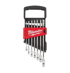 Set de 7 clés à cliquet Métriques – 7pc (tailles 10, 11, 12, 13, 14, 15, 17 mm)