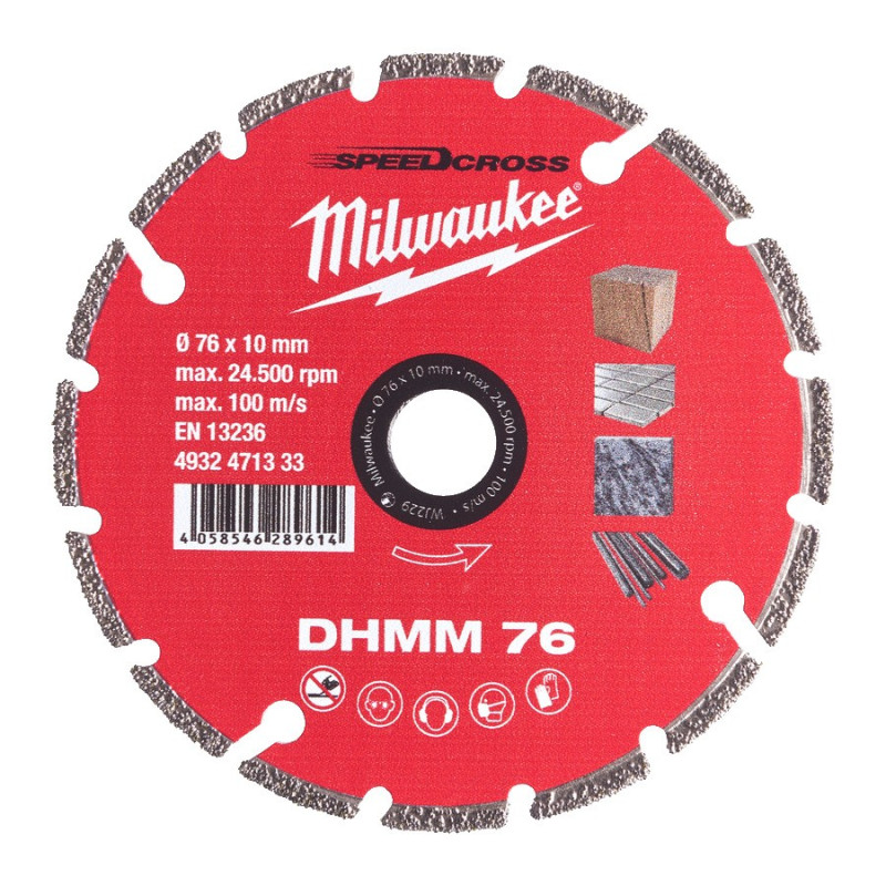 Disque diamand multi materiaux 76 mm - 1 pc