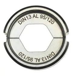 Matrice de sertissage DIN13 AL 95/120-1pc