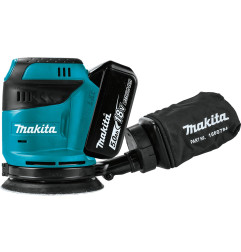 Ponceuse excentrique 18 V Li-Ion  Ø 125 mm (Produit seul) MAKITA DBO180RTJ