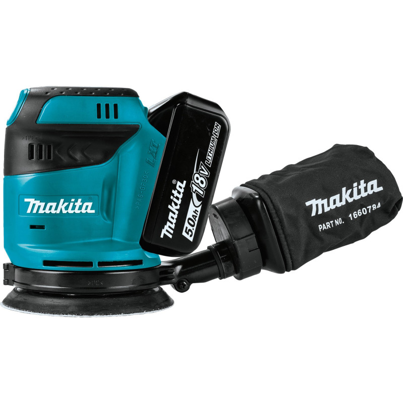 Ponceuse excentrique 18 V Li-Ion  Ø 125 mm (Produit seul) MAKITA DBO180RTJ