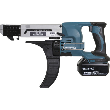 Visseuse automatique 18 V Li-Ion 5 Ah 4 x 25 à 55 mm  MAKITA DFR550RTJ