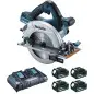 Scie circulaire 36 V (2x18V Li-Ion) 5 Ah Ø 190 mm (4 batteries) MAKITA DHS710PT4J