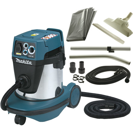 Aspirateur 22 l 1050 W 220 mbar ( kit d'accessoires) MAKITA VC2211MX1