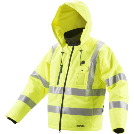 Blouson chauffant 18 V  1,5 Ah (1 batterie) MAKITA DCJ206ZL-P