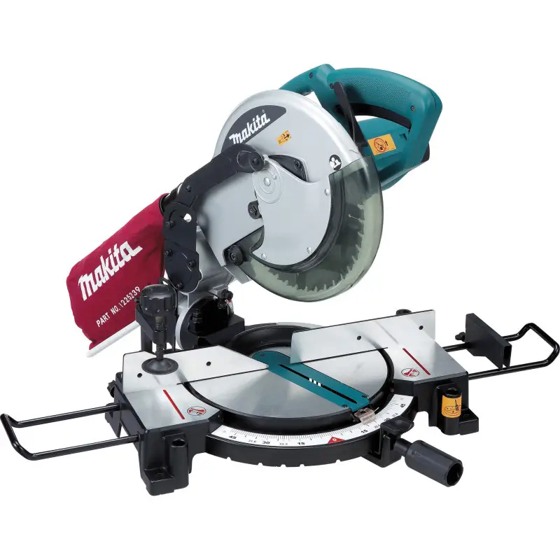 Scie à coupe d'onglet 1500 W Ø 255 mm MAKITA MLS100N Scie à coupe d'onglet 1500 W Ø 255 mm MAKITA MLS100N