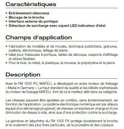 Moteur de fraisage FM 1000 PV - Mafell 9M0201