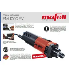 Moteur de fraisage FM 1000 PV