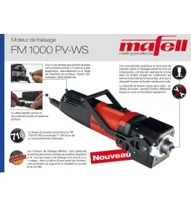 Moteur de fraisage FM 1000 PV-WS