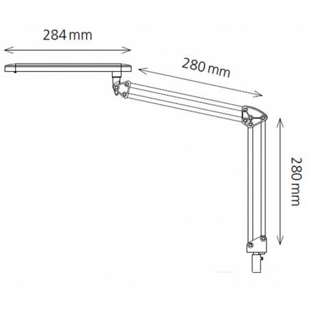 Lampe LED hansa Hegner + Support 01SUP