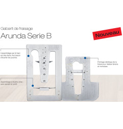 Gabarit de fraisage Arunda 50B Midi  - Serie B à butées fixes 90°