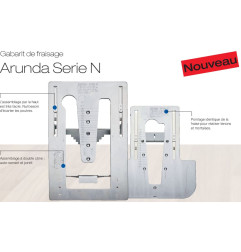 Gabarit de fraisage Arunda 80N Maxi - Serie N Inclinable