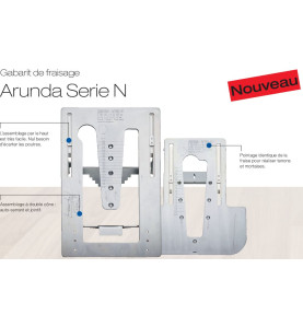 Gabarit de fraisage Arunda 120N Maxi - Serie N Inclinable