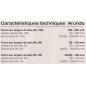 Gabarit de fraisage Arunda 120N Maxi - Serie N Inclinable