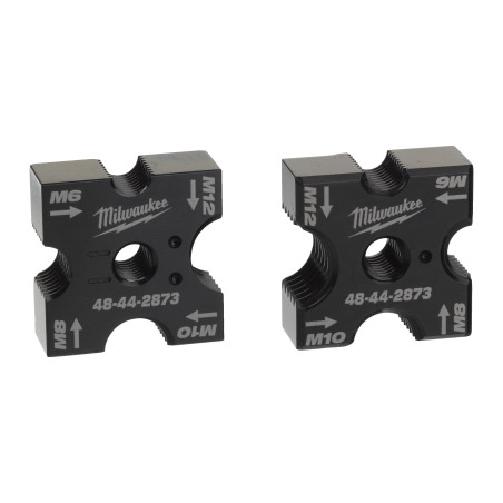 Vente de Matrices de coupe tige filetée M6-M12 Milwaukee, numéro 72017 / mlwk_4932471372 à 90,41 €HT soit 108,49 €TTC. 