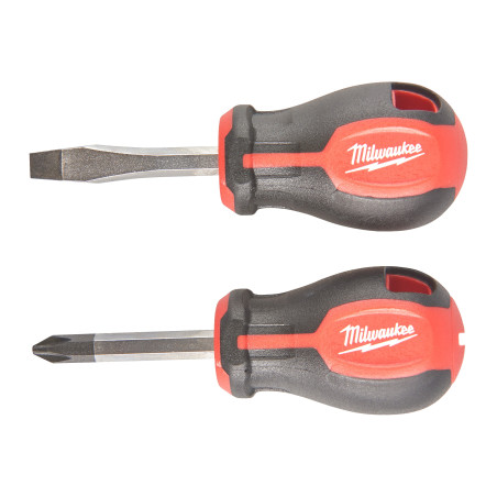 Vente de SET 2 TOURNEVIS TRILOBE STUBBY Milwaukee, numéro 72066 / mlwk_4932471810 à 5,83 €HT soit 6,99 €TTC. 