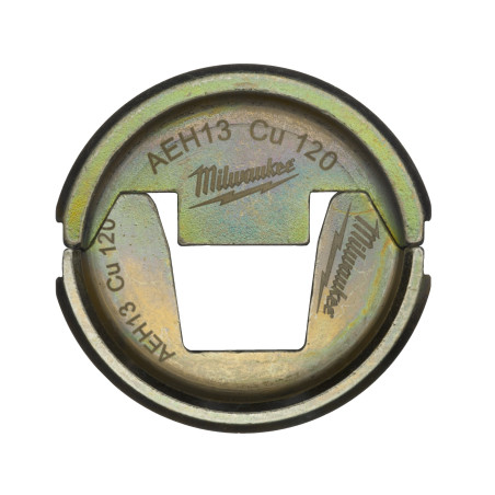 Vente de AEH13 CU 120 - Matrice de sertissage 120 mm² Milwaukee, numéro 72108 / mlwk_4932459521 à 154,16 €HT soit 184,99 €TTC. 