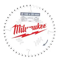 Vente de LAME SCIE CIRCULAIRE BOIS 165X20X2,2/48 ALTERNEE Milwaukee, numéro 72126 / mlwk_4932471295 à 37,91 €HT soit 45,49 €TTC.