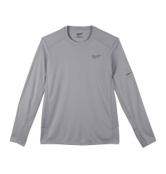 WWLSG-M - T-SHIRT RESPIRANT ÉTÉ MANCHES LONGUES GRIS - TAILLE (M)