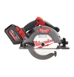 M18 FCSG66-121C - Scie Circulaire FUEL 18V, 12Ah. Livré en coffret avec 1 batterie 12Ah et chargeur rapide M1218FC