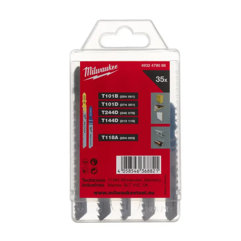 SET DE 35 LAMES DE SCIES SAUTEUSES SET DE 35 LAMES DE SCIES SAUTEUSES