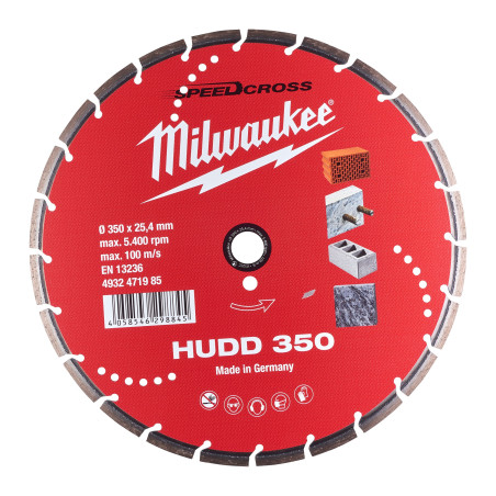 DISQUE DIAMANT PREMIUM HUDD 350 MM (X1)