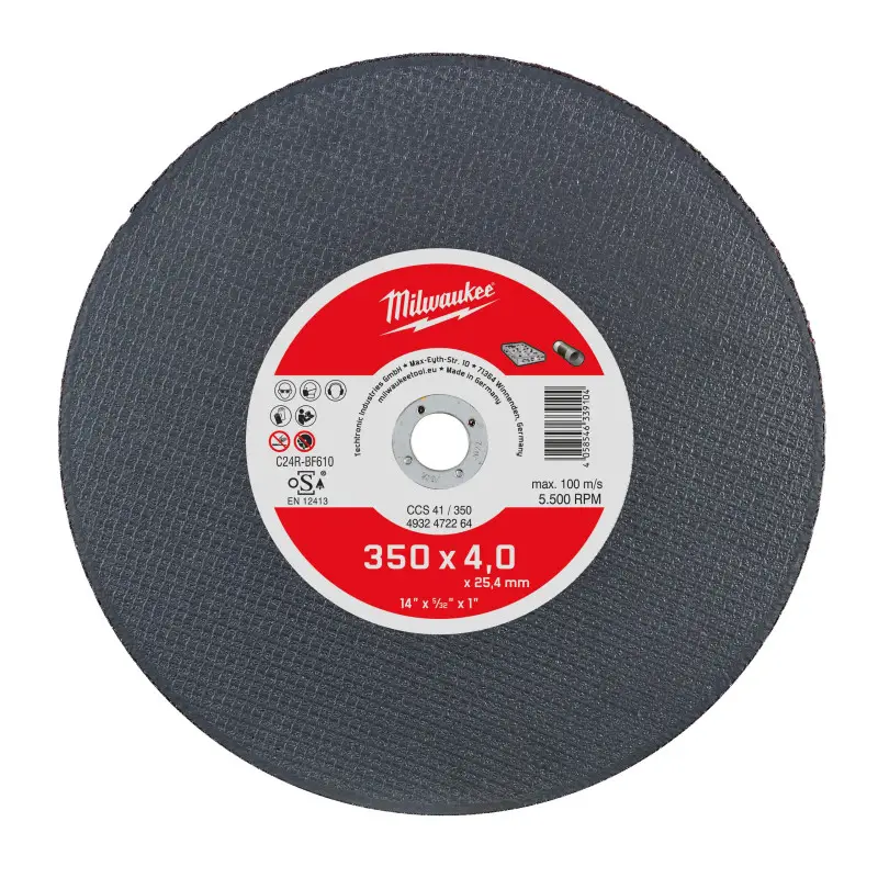 DISQUE À TRONÇONNER DUCTILE 350X4 MM 1PC