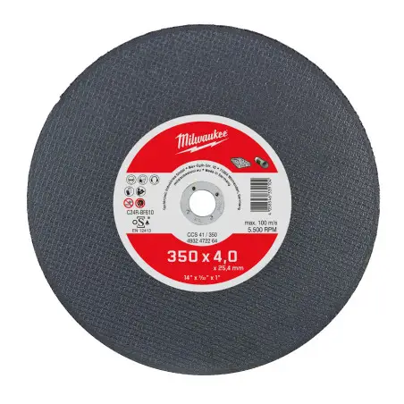 DISQUE À TRONÇONNER DUCTILE 350X4 MM 1PC