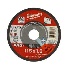DISQUE A TRONCONNER PRO+ 115MM EPAISSEUR1MM PRO+ -1PC