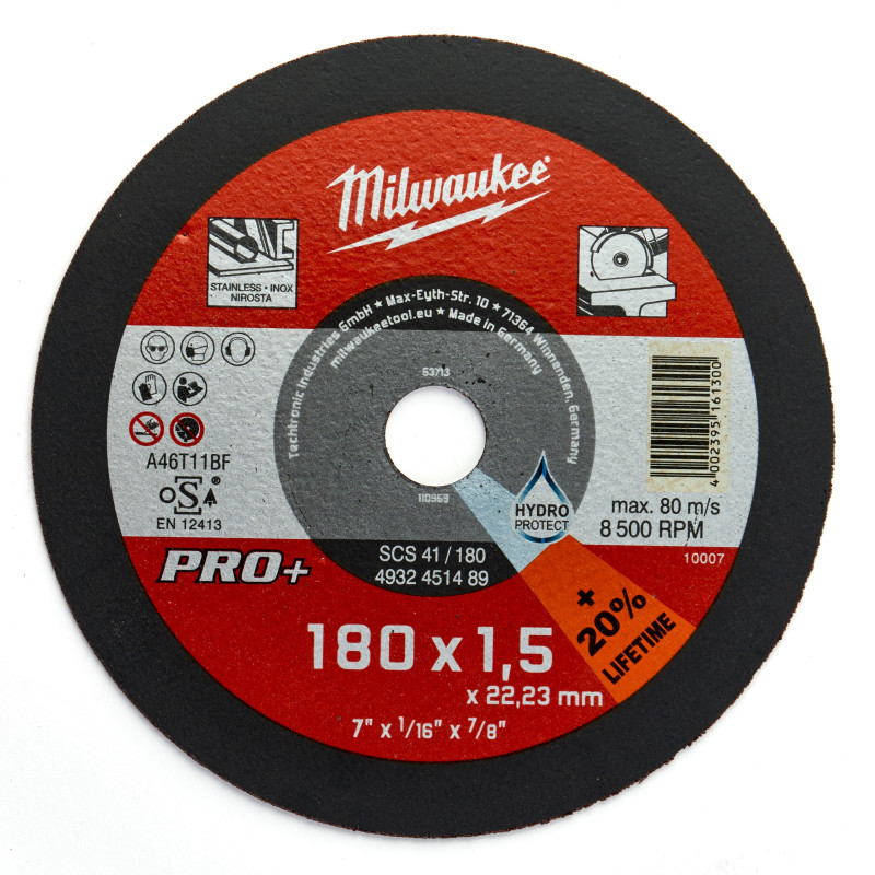 DISQUE A TRONCONNER PRO+ 180MM EPAISSEUR 1,5 MM PRO+ -1PC