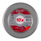 COFFRET DE 10 DISQUES A TRONÇONNER PRO+ 115X1 MM COFFRET DE 10 DISQUES A TRONÇONNER PRO+ 115X1 MM