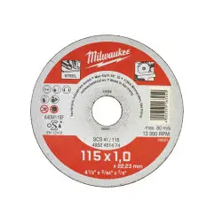 DISQUE A TRONCONNER PRO+ 115MM EPAISSEUR 1 MM CONTRACTOR - 1PC
