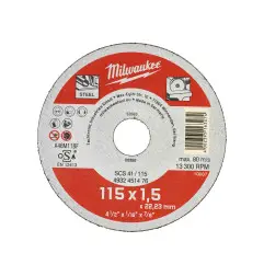 DISQUE A TRONCONNER PRO+ 115MM EPAISSEUR 1,5 MM CONTRACTOR - 1PC