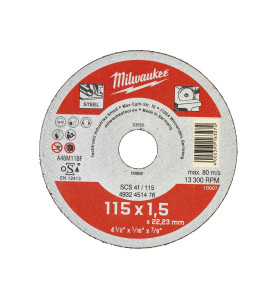 DISQUE A TRONCONNER PRO+ 115MM EPAISSEUR 1,5 MM CONTRACTOR - 1PC