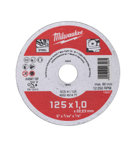 DISQUE A TRONCONNER PRO+ 125MM EPAISSEUR 1 MM CONTRACTOR - 1PC