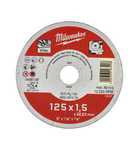 DISQUE A TRONCONNER PRO+ 125MM EPAISSEUR 1,5 MM CONTRACTOR - 1PC