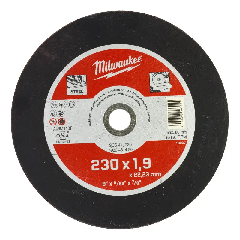 DISQUE À TRONÇONNER PRO+ 230MM ÉPAISSEUR 1,9 MM CONTRACTOR 1PC