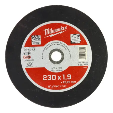 DISQUE À TRONÇONNER PRO+ 230MM ÉPAISSEUR 1,9 MM CONTRACTOR 1PC
