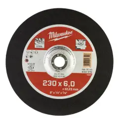DISQUE A MEULER 230MM EPAISSEUR 6 MM CONTRACTOR - 1PC