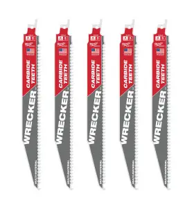 LAME SCIE SABRE TCT WRECKER 230/6T (X5)