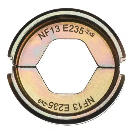 NF13 E235-2x9 - Matrice de sertissage
