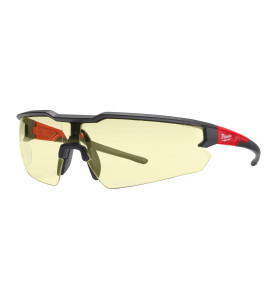 LUNETTES DE SÉCURITÉ CLAIRES ANTI-BUÉE & ANTI-RAYURE JAUNES